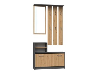 Garderoba VERA ANTRACYT DĄB ARTISAN