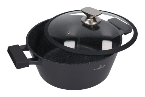 ZWIEGER BLACK STONE Garnek z pokrywką 28cm 5,5L