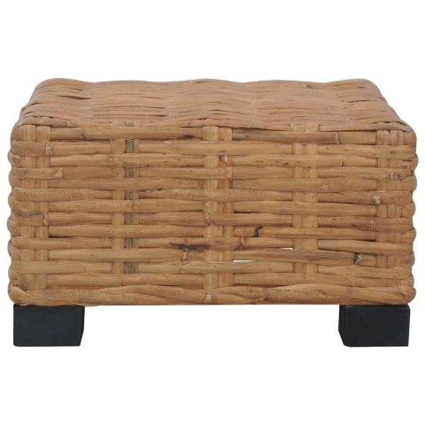 Stolik kawowy, 47 x 47 x 28 cm, naturalny rattan