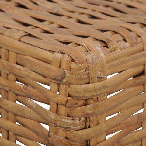 Stolik kawowy, 47 x 47 x 28 cm, naturalny rattan