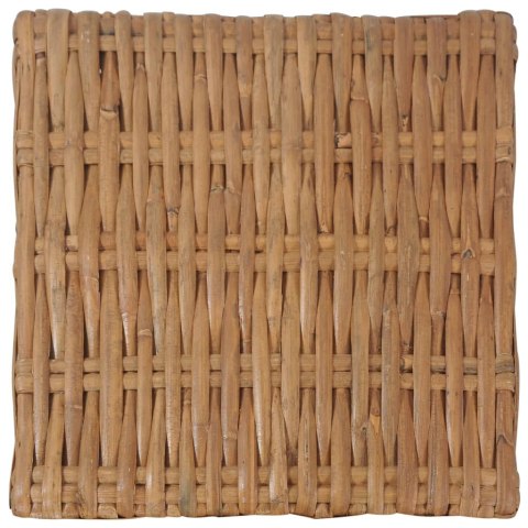 Stolik kawowy, 47 x 47 x 28 cm, naturalny rattan
