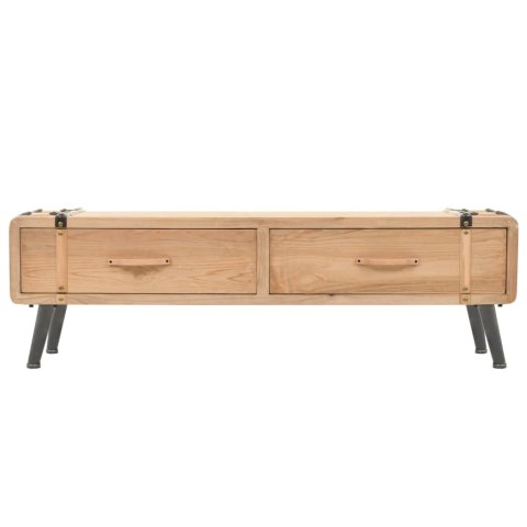 Szafka pod telewizor, lite drewno jodłowe, 120 x 33 x 35 cm