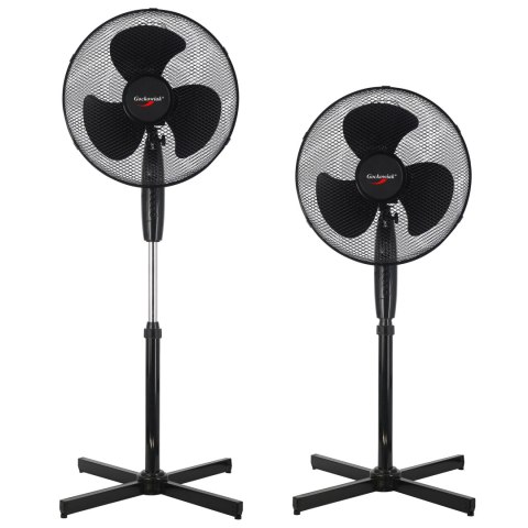 Wentylator podłogowy stojący KOUD 125 cm czarny