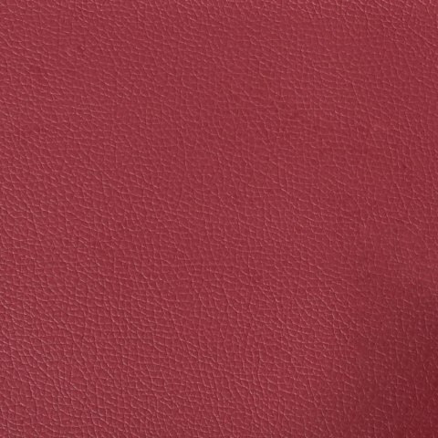 3-osobowa sofa, winna czerwień, 180 cm, sztuczna skóra