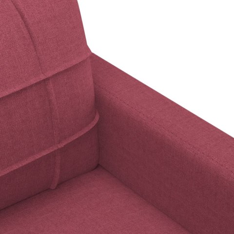 Fotel, winna czerwień, 60 cm, obity tkaniną
