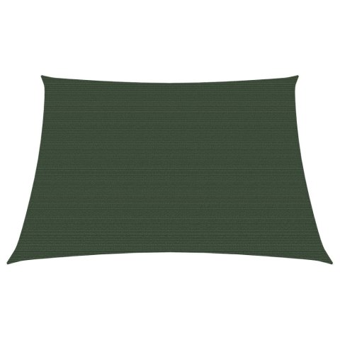 Żagiel przeciwsłoneczny, 160 g/m², ciemnozielony, 3/4x2 m, HDPE