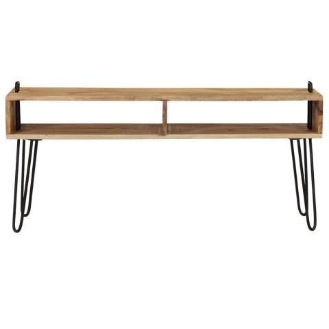 Szafka pod telewizor, lite drewno mango, 110 x 35 x 45 cm