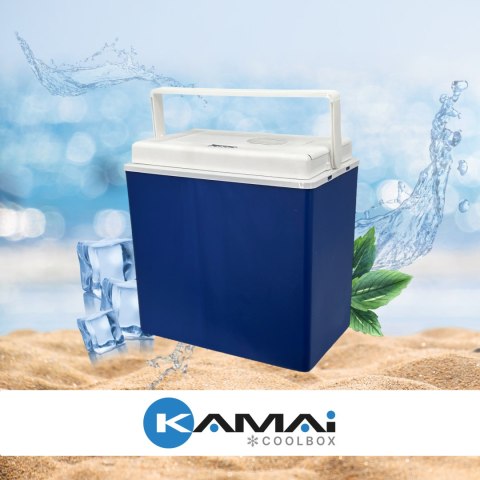 Lodówka ICEGO 30L Niebieska Kamai