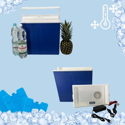 Lodówka ICEGO 30L Niebieska Kamai