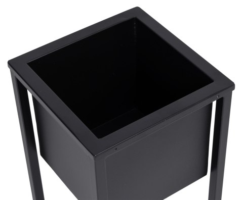 Kwietnik loftowy CONCOVE 40 cm czarny