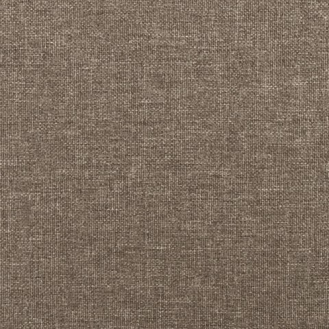 Rama łóżka z zagłówkiem, taupe, 90x190 cm, obita tkaniną