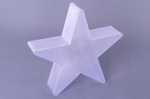 Świąteczna gwiazda z efektem 3D - 35 cm, 20 LED, ciepła biel