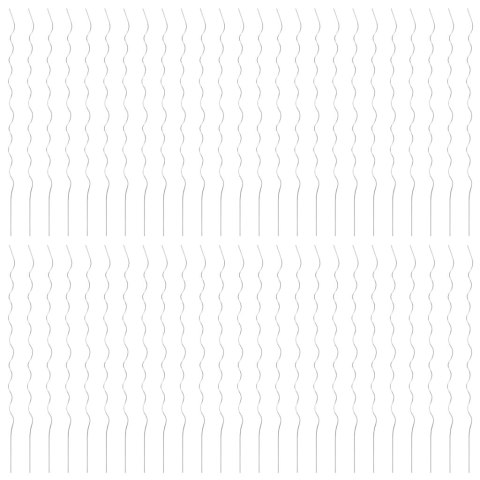 Spiralne podpórki do roślin, 50 szt, 170 cm, galwanizowana stal