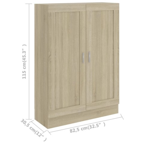 Szafka, dąb sonoma, 82,5x30,5x115 cm, materiał drewnopochodny