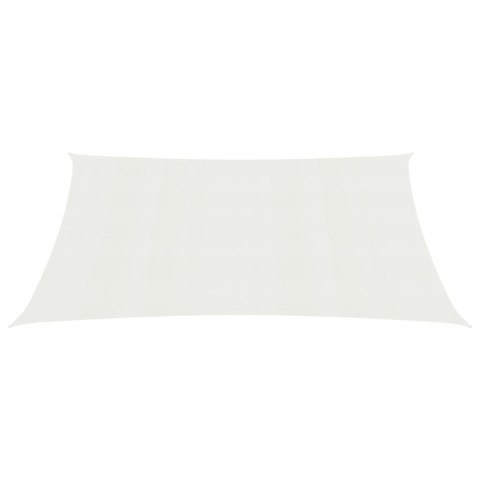 Żagiel przeciwsłoneczny, 160 g/m², biały, 3,5x5 m, HDPE