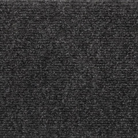 Nakładki na schody, 15 szt., igłowane, 65x21x4 cm, szare