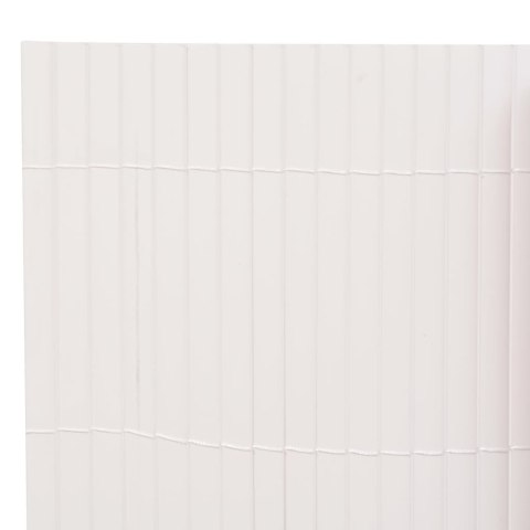 Ogrodzenie dwustronne, 90 x 400 cm, białe