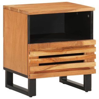 Szafki nocne, 2 szt., 40x34x46 cm, lite drewno akacjowe