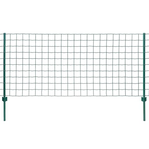 Euro ogrodzenie, stalowe, 20 x 1,2 m, zielone