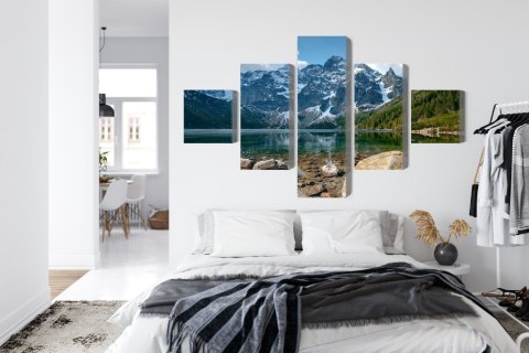 Obraz Wieloczęściowy Morskie Oko W Tatrach 3D