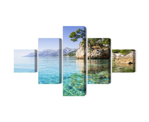Obraz Wieloczęściowy Riwiera Makarska W Chorwacji