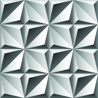 Tapeta Optyczna 3D, Figury Geometryczne, Do Salonu