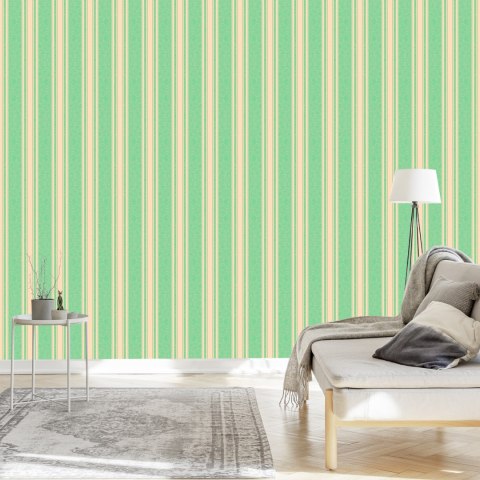 Tapeta Paski Retro I Ornamenty W Stylu Wschodnim