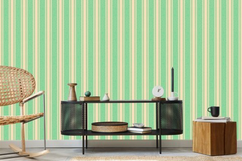 Tapeta Paski Retro I Ornamenty W Stylu Wschodnim