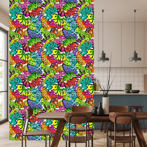 Tapeta Wielobarwne Graffiti