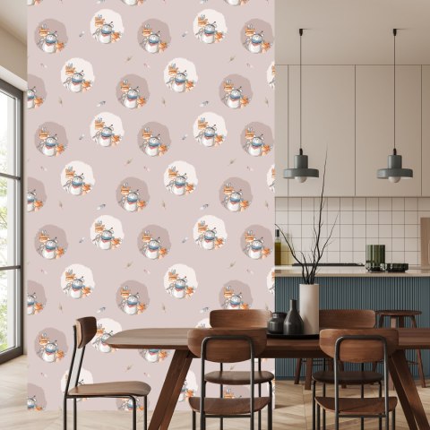 Tapeta Indiańskie Liski I Niedźwiadki