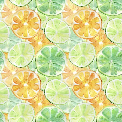 Tapeta Z Owocami, Pomarańcze, Limonki, Jadalnia