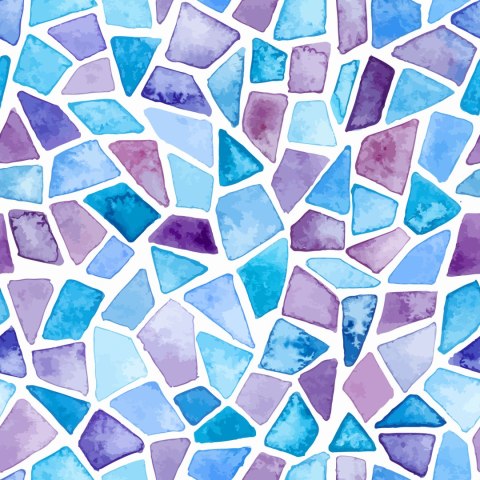 Tapeta Geometryczna, Mozaika, Do Salonu, Biura