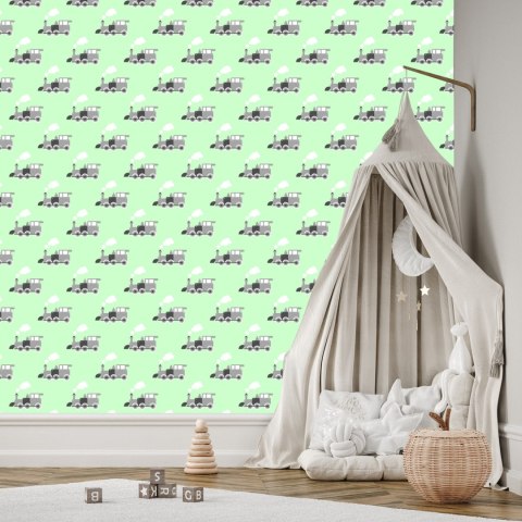 Tapeta Bajkowe Parowozy Retro