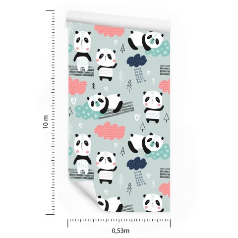 Tapeta Pandy Wśród Chmur