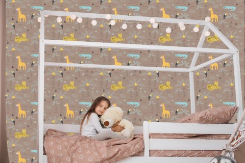 Tapeta Zwierzątka Krokodyle Rośliny Pokój Chłopca