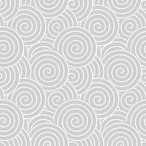 Tapeta Retro - Wirujące Szaro - Białe Spirale