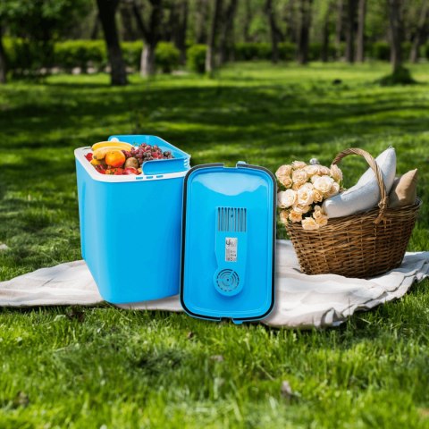 Lodówka samochodowa elektryczna 22L KAMAI CB, zasilanie 12V, niebieska