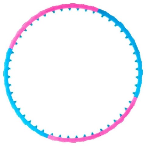 MAXXIVA Obręcz do masażu Hula Hoop, 100 cm, niebiesko-różowa