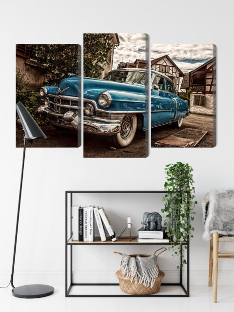 Obraz Wieloczęściowy Niebieski Cadillac Eldorado Z 1953 Roku