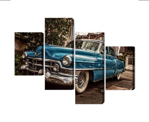 Obraz Wieloczęściowy Niebieski Cadillac Eldorado Z 1953 Roku