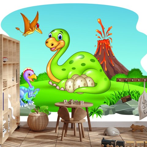 Fototapeta Dinozaury Na Polanie