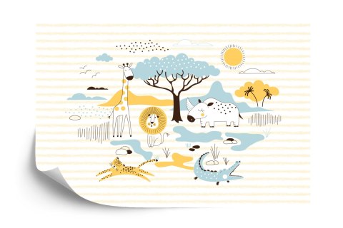 Fototapeta Przyjaciele Z Safari