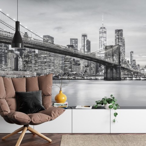 Fototapeta Brooklyn Bridge Nyc W Czerni I Bieli