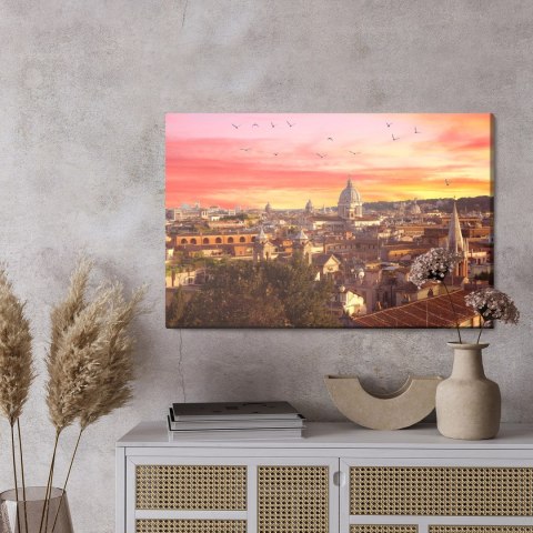 Obraz Na Płótnie Rzymska Panorama 3D