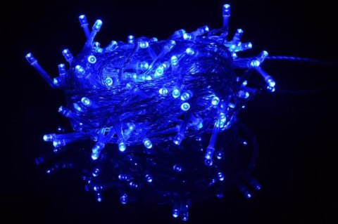 Świąteczny LED łańcuch - 9 m, 100 LED, niebieski