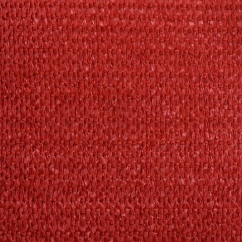 Żagiel przeciwsłoneczny, 160 g/m², czerwony, 4/5x3 m, HDPE