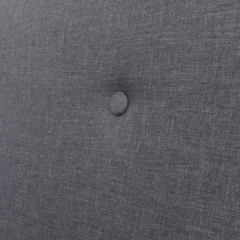 2-osobowa sofa materiałowa, ciemnoszara
