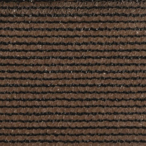 Żagiel przeciwsłoneczny, 160 g/m², brązowy, 3x4x4 m, HDPE