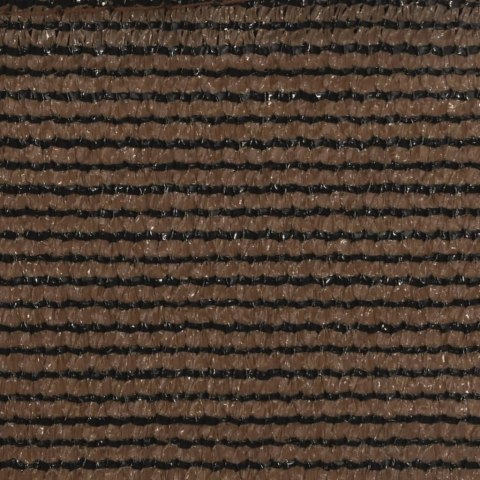 Żagiel przeciwsłoneczny, 160 g/m², brązowy, 3,5x3,5x4,9 m, HDPE