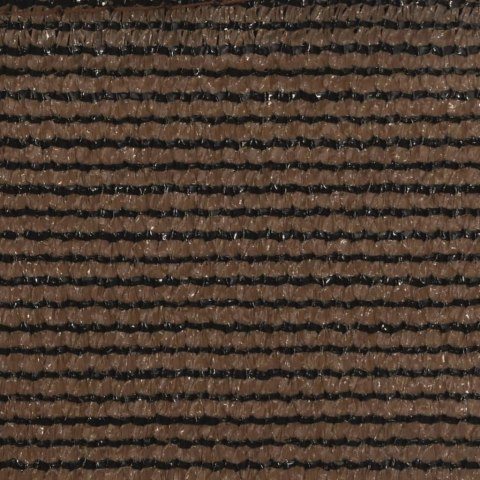 Żagiel przeciwsłoneczny, 160 g/m², brązowy, 5x5x6 m, HDPE
